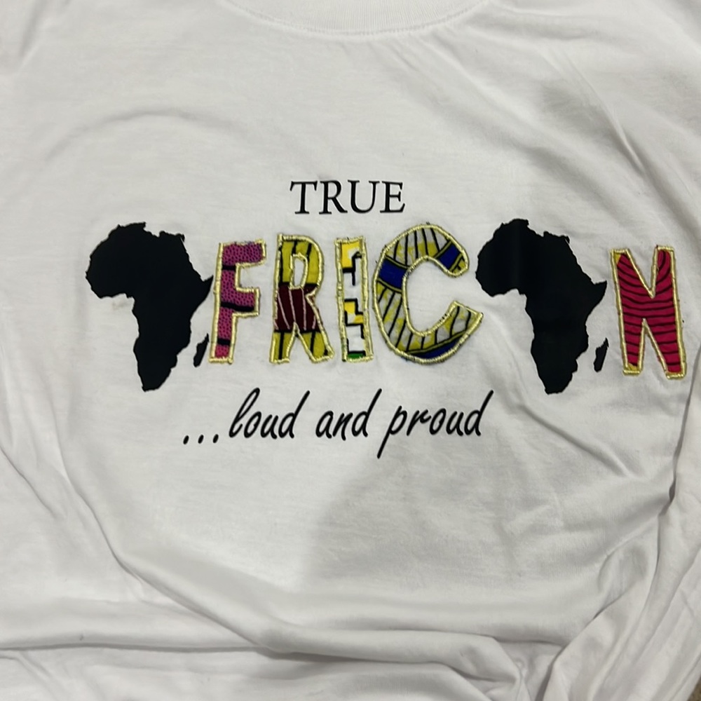 NWOT Africa Shirt, Black Women Shirt, Gift For Black Women, Africa Map size S - Picture 2 of 3